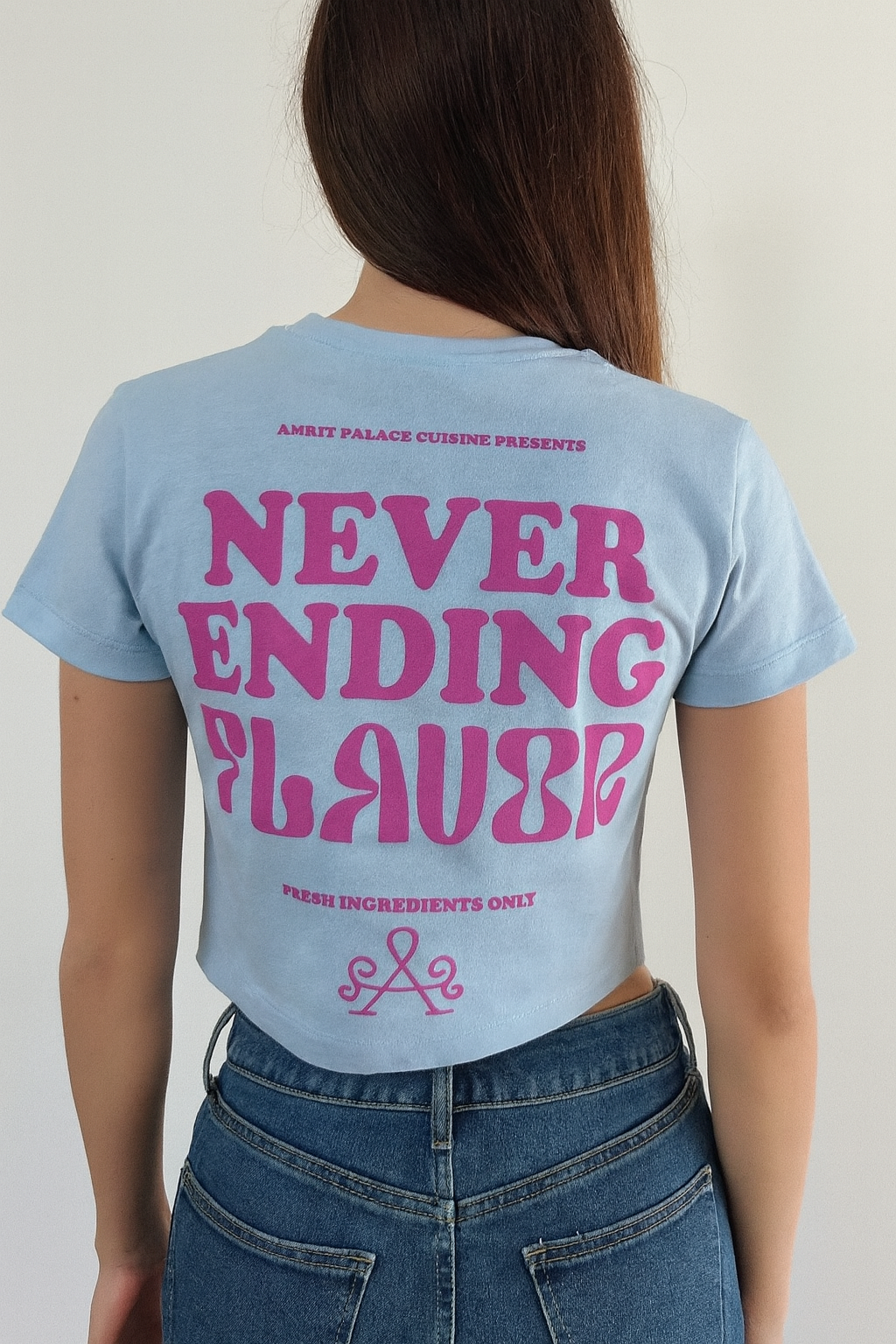 Women’s “Never Ending Flavor” Crop Tee