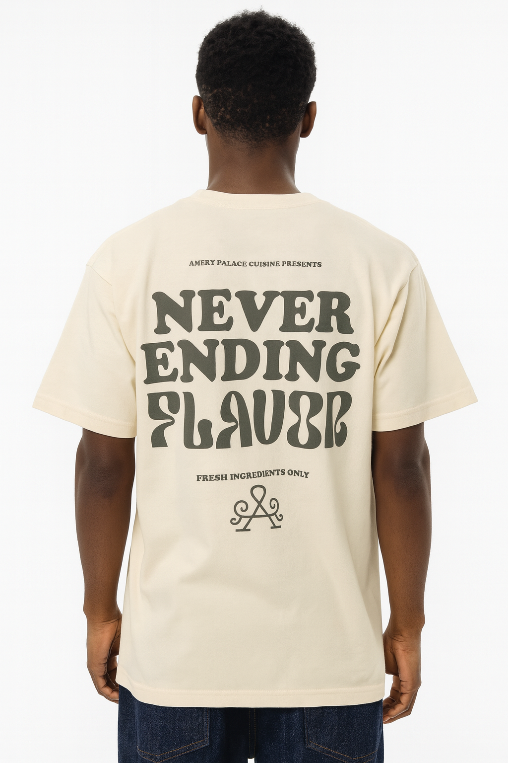 Cream “Never Ending Flavor” Tee