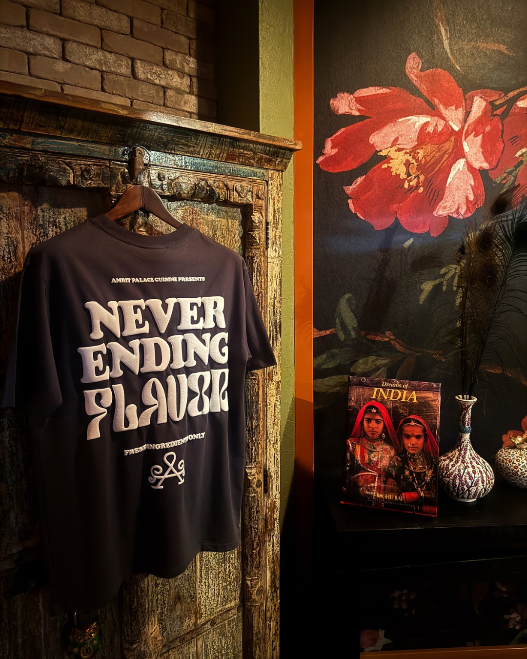 Charcoal “Never Ending Flavor” Tee